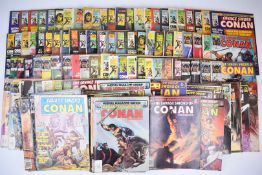 One hundred and fifteen issues of The Savage Sword of Conan by Marvel Comics (1978) to include