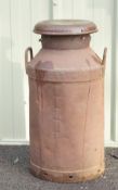 Maindee Diaries Ltd vintage covered milk churn, H69cm