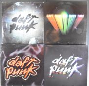 Daft Punk House / French House collection comprising LPs Discovery, Homework, Alive 1997 (promo) and