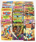 Twenty-four DC & Marvel Silver Age comics to include Superman, Batman, Action Comics, Hawkman and