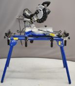 Scheppach MS110 bench mounted woodworking chop saw
