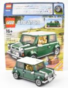 Lego Creator Mini Cooper Mk VII, 10242, 2014, assembled with original box and instructions.