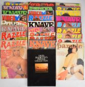 Twenty-seven vintage erotic magazines to include Parade, Private, Razzle, Video X and Knave.