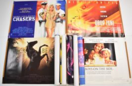 Fifty mostly 1990s British quad film posters to include Apollo 13, Broken Arrow, Beverly Hills Cop