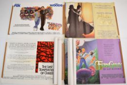 Twenty 1980s and 90s British quad film posters to include Backdraft, Nothing but Trouble, North,