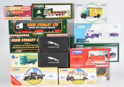 Fourteen mostly Corgi diecast haulage vehicles to include Corgi Classics and Eddie Stobart examples,