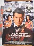 Eight James Bond 007: Tomorrow Never Dies (1997) one sheet film posters, starring Pierce Brosnan and