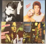 Seven David Bowie LPs to include a mix of UK and German release, comprising Ziggy Stardust,