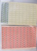 A large folder containing mostly GB Commonwealth sheets / part sheets including Tonga, Orange River,