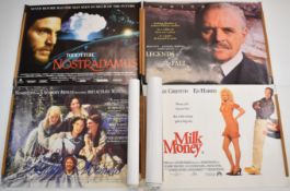 Thirty mostly 1990s British quad film posters to include Dumb and Dumber, Junior, Casper, Little