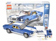 Lego Creator Ford Mustang, 10265, 2019, assembled with original box, spares and instructions.