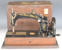Vintage cased Wheeler & Wilson No.8 sewing machine