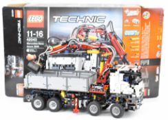 Lego Technic Mercedes-Benz Arocs 3245, 42043, 2015, assembled with original box and instructions.