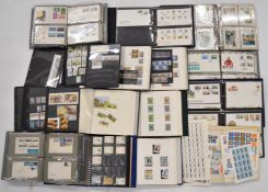 Channel Islands stamp collection in albums and folders including first day covers