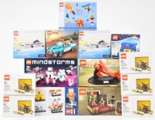 Fourteen Lego website exclusive and similar mini-kits or sets to include Mindstorms 40413, Charles