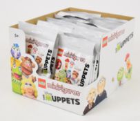 Lego 'The Muppets' minifigure series 1 box containing 36 sealed bags, 71033, 2022.