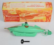 Sutcliffe Models tinplate clockwork Nautilus Submarine from Walt Disney's '20,000 Leagues Under