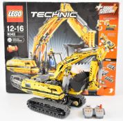 Lego Technic Motorised Excavator, 8043, 2010, assembled with original box and instructions.