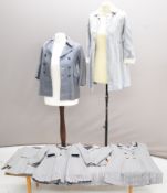1940/50s children's coats in mostly check patterns, would suit re-enactment, drama groups,