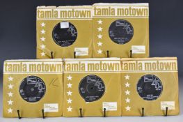 Fantastic collection of approximately one hundred and ten black label UK Tamla Motown 7