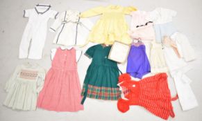 1940/60s girl's and boy's clothing including sailor suits, gingham dresses etc., would suit re-
