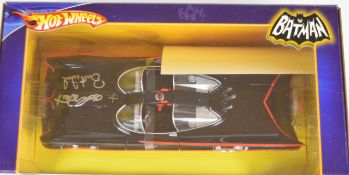 Batman - Adam West and Burt Ward signed Hot Wheels 1:18 scale diecast model 1966 TV Series