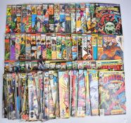One hundred and ten Bronze Age Marvel and DC comics to include Moonknight, Daredevil, Tomb of