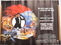 James Bond 007 The Living Daylights (1987) British Quad film poster, starring Timothy Dalton and