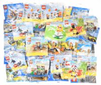 Forty-two Lego mini-kits, comprising City and Creator lines, all in original sealed poly bags.