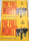 Two The Full Monty (1997) British quad film posters, starring Robert Carlyle and Tom Wilkinson,
