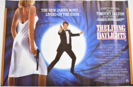 James Bond 007 The Living Daylights (1987) British Quad film poster, starring Timothy Dalton and