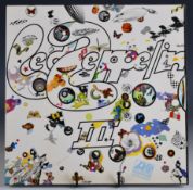 Led Zeppelin III (2401002) UK first press LP with red / plum labels, Working Wheel produced by Jimmy
