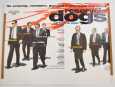 Reservoir Dogs (1992) British quad film poster, starring Harvey Keitel and Tim Roth, directed by