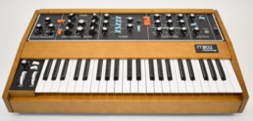 Mini Moog Model D Analog Synthesizer with 44 keys, serial no. 1334, item appears new and unused in