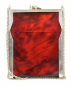 Art Deco Lucite and plated ladies handbag / evening bag with 'Made in Italy', W12.5 x D5.5 x H18cm