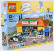 Lego The Simpsons Kwik-E-Mart set, 71016, 2015, box has been opened, but contents in sealed poly