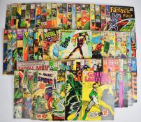 A collection of Silver Age DC & Marvel comics including Spiderman, The Hulk, Submariner, Black