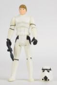 Star Wars Luke Skywalker (Stormtrooper) action figure by Kenner 'The Last 17', marked LFL 1984 to