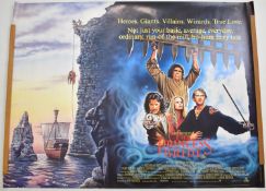 The Princess Bride (1987) British quad film poster, starring Cary Elwes and Mandy Patinkin, directed