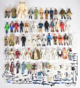 Fifty-nine vintage Star Wars action figures by Kenner to include Luke Skywalker (Bespin), Greedo,