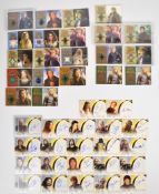 Forty-three Topps Lord of the Rings autograph and memorabilia chase cards comprising twenty-two