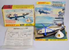 Dinky Toys diecast model Sea King Helicopter, 724, in original box.