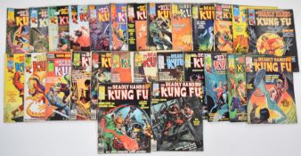 Twenty-seven issues of The Deadly Hands of Kung Fu by Marvel Comics / Curtis, to include #1, #19 (
