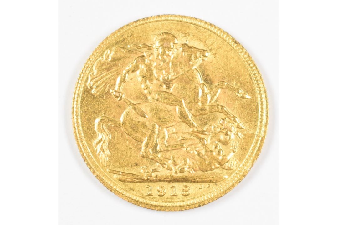 1913 George V gold full sovereign - Image 1 of 2