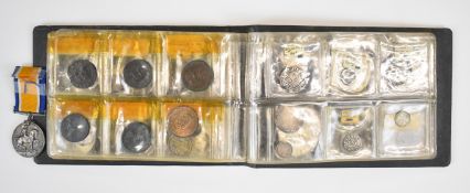 Collection of hammered and later coins to include Edward I penny, Henry VI penny, Edward VI