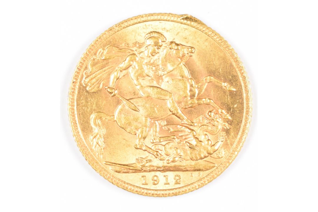 1912 George V gold full sovereign - Image 1 of 2