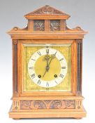 Reinhold Schenkenburger Mulheim German mantel or bracket clock, the two train movement striking on a