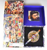 Three Swatch wristwatches MusiCall Paulo Mendonca 11PM SLZ103 and two Marylin Monroe Bengal GZ133,