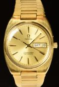 Omega Seamaster gentleman's automatic wristwatch ref. 166.0216 with day and date aperture,