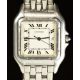 Cartier Panthère wristwatch ref. 1300 with date aperture, blued hands, black Roman numerals, - Image 1 of 9